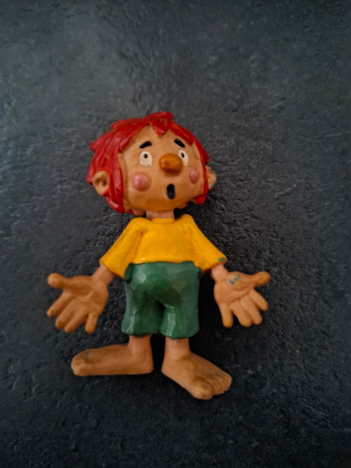 Pumuckl Schleich PVC Poppetje 6 cm hoog, Ophalen of Verzenden, Gebruikt