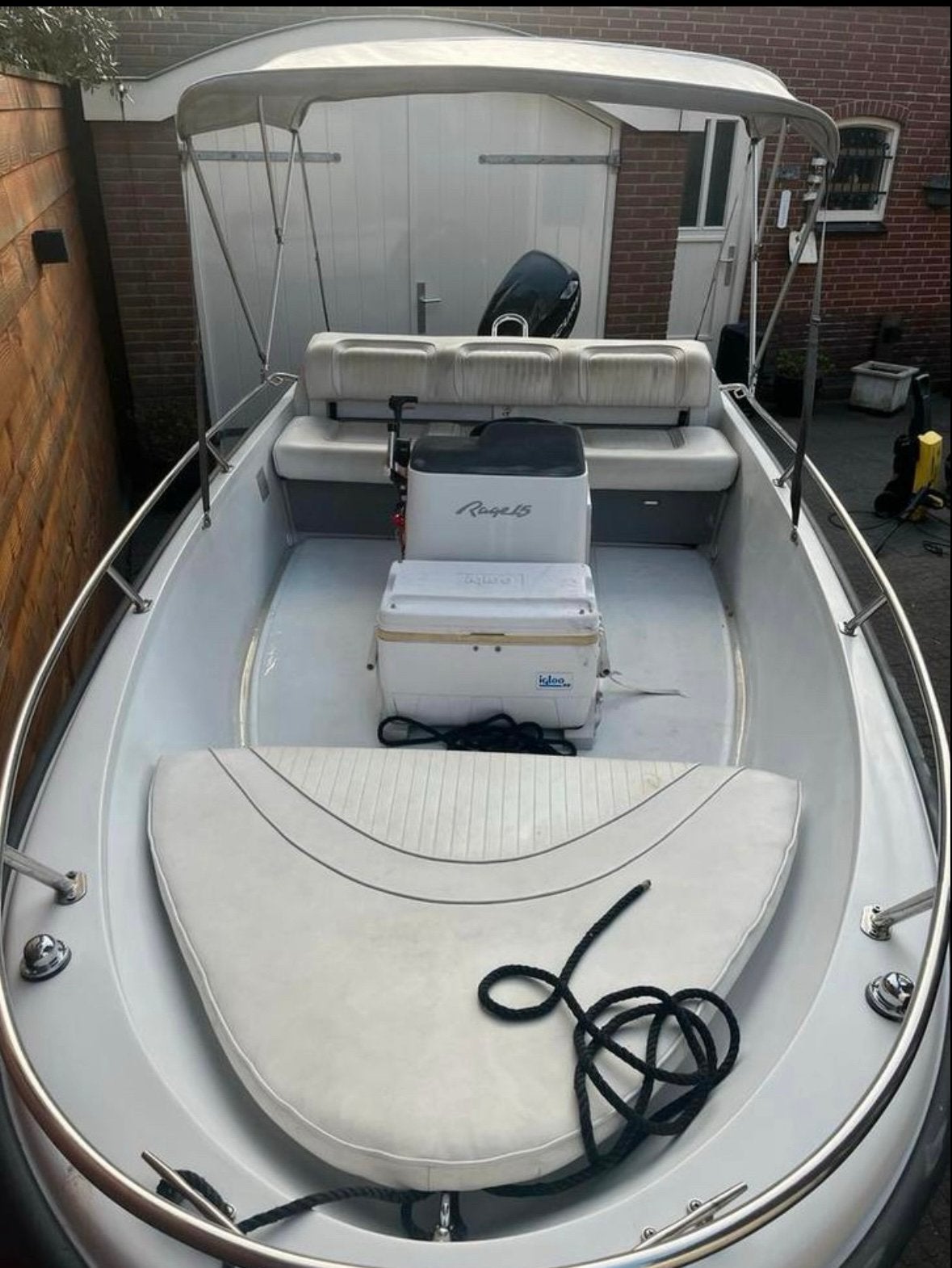 Boston Whaler Rage 15 – 40 pk Mercury 4-takt, Overige merken, Gebruikt, 5 m, Ophalen of Verzenden