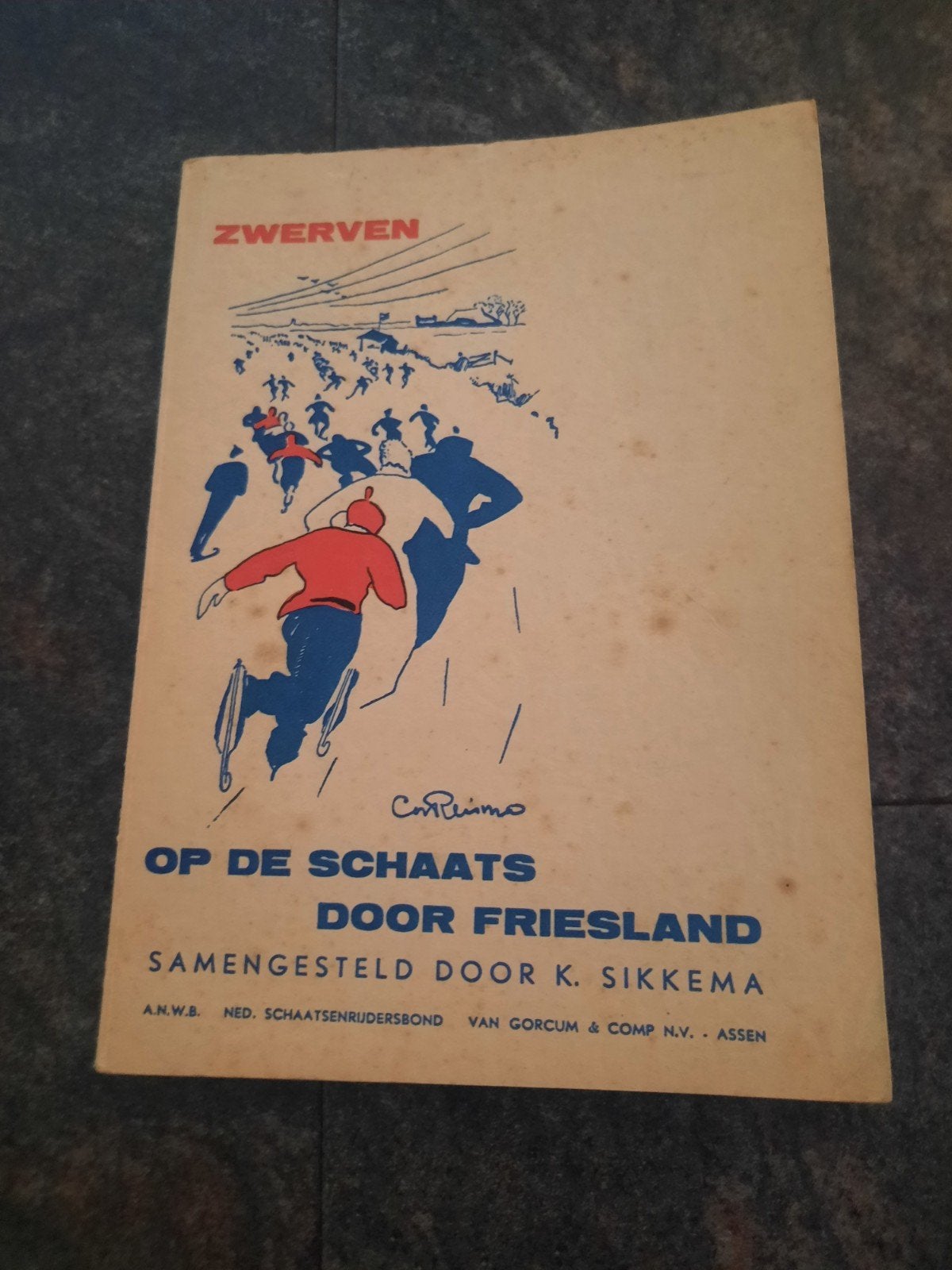 gesigneerd boek zwerven, Antiek en Kunst, Ophalen, K.sikkema