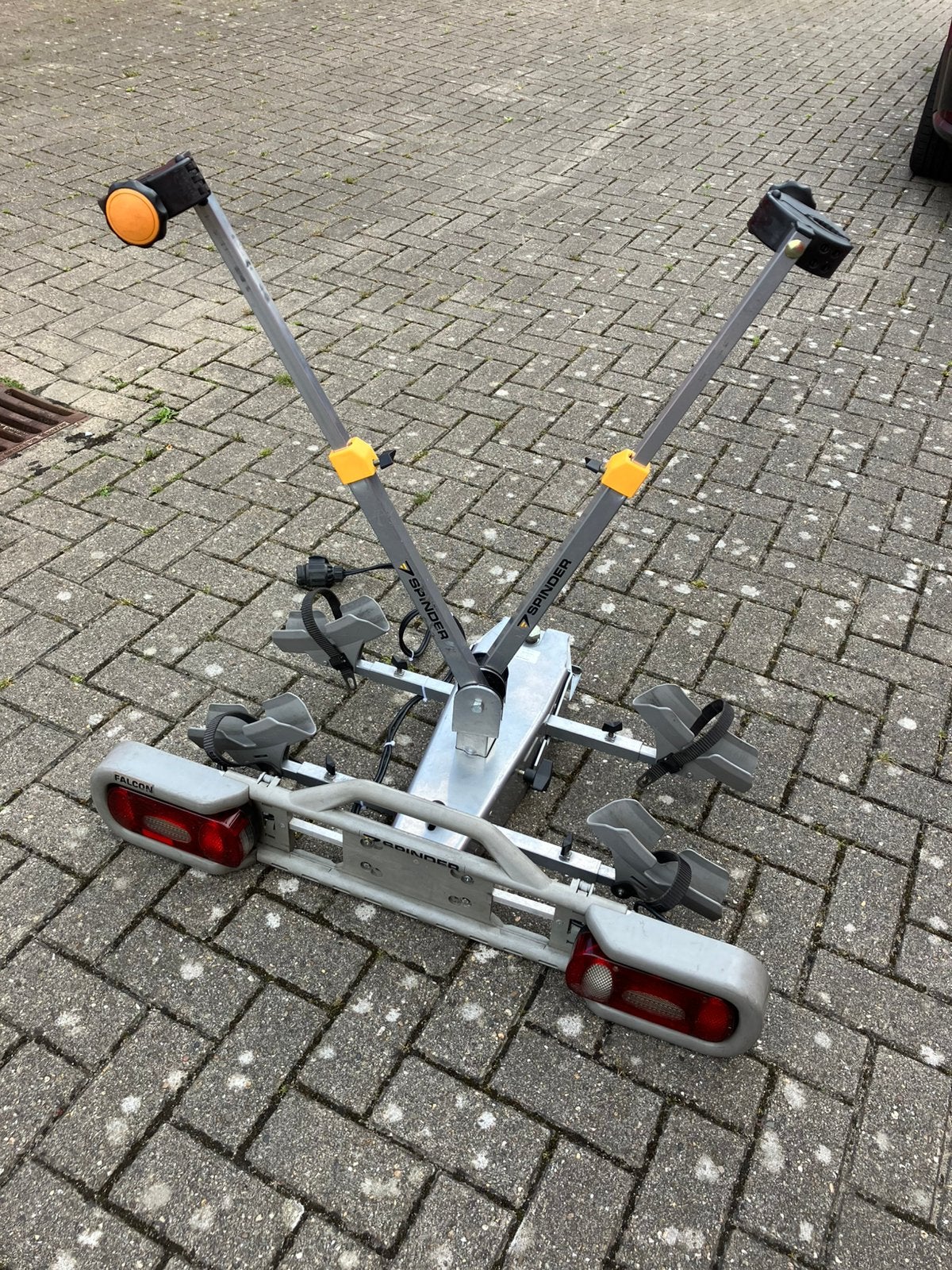 Spinder Falcon Elite fietsendrager voor 2 fietsen, Auto diversen, Ophalen, Zo goed als nieuw, 2 fietsen, Trekhaakdrager
