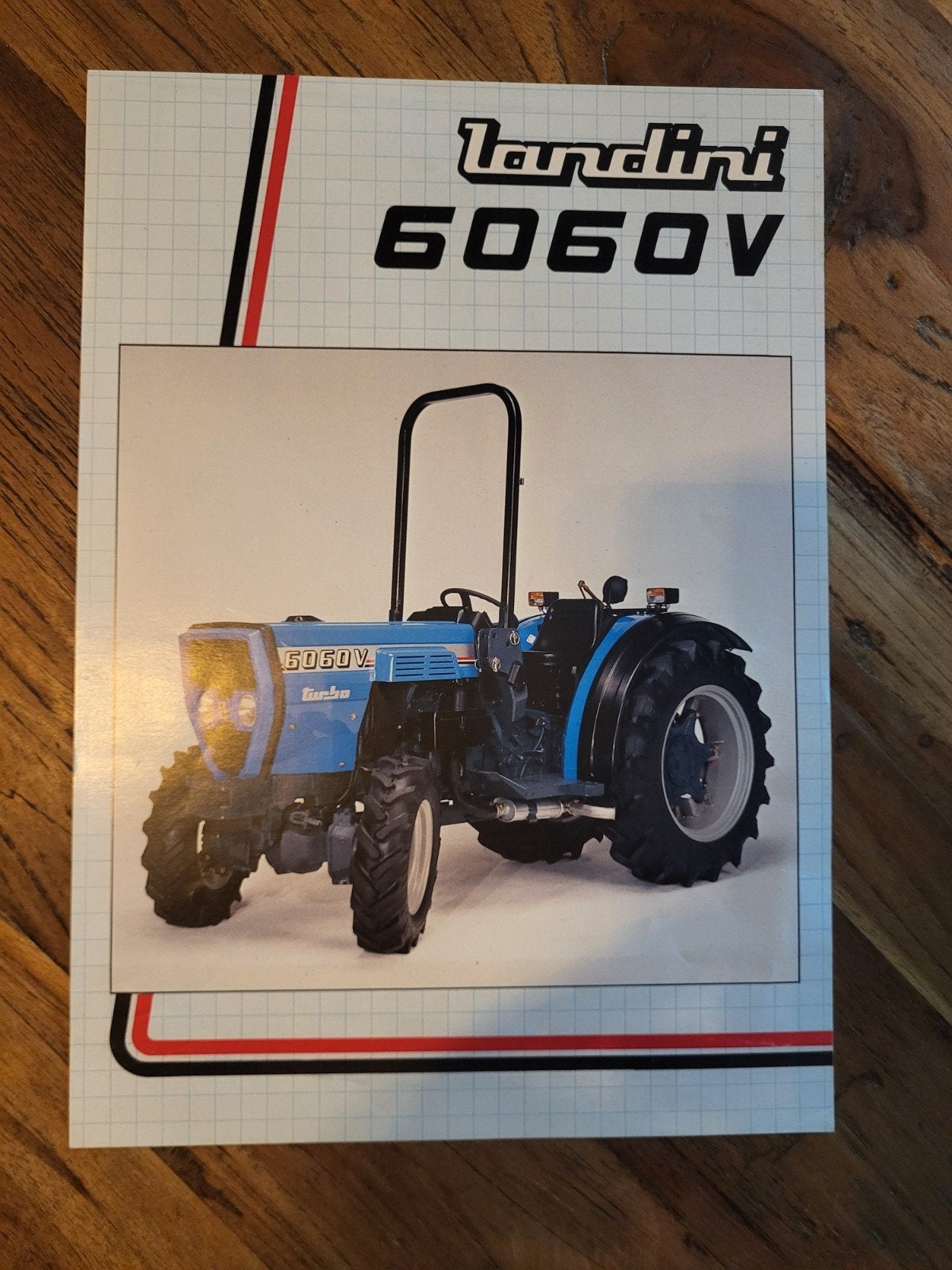 tractor folder Landini 6060 V, Ophalen of Verzenden, Zo goed als nieuw, Folder