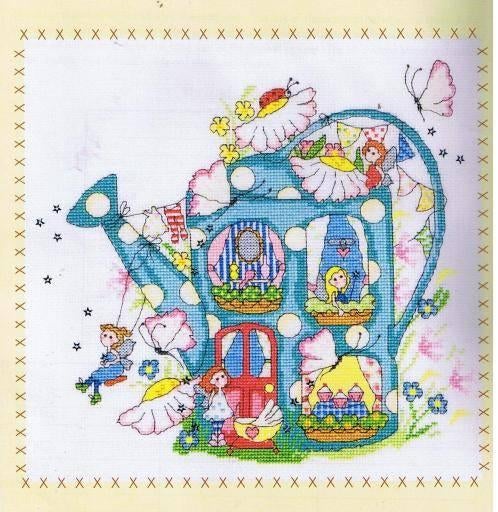 Borduurpakket Fairy Watering Can van Bothy Threads, Hobby en Vrije tijd, Borduren en Borduurmachines, Ophalen of Verzenden, Nieuw