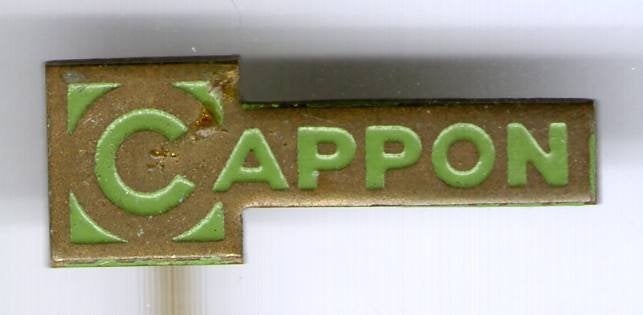 CAPPON groen op koper landbouwmachines speldje ( E_216), Ophalen of Verzenden, Nieuw, Transport, Speldje of Pin