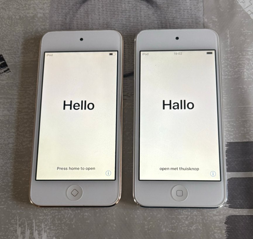 2x iPod touch 6 met iCloud lock, Gebruikt, Overige kleuren, Ophalen of Verzenden, 20 tot 40 GB
