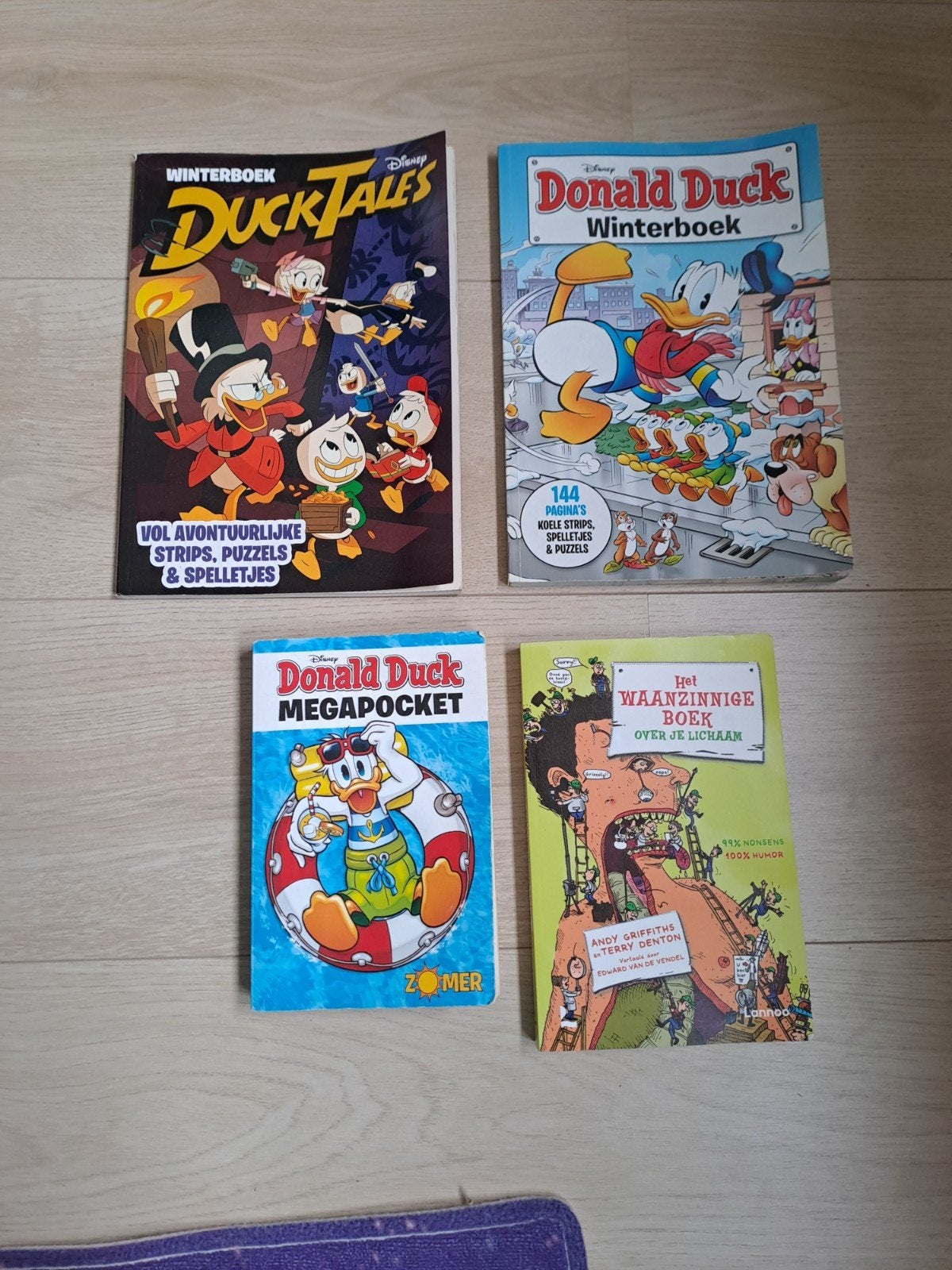Leuk boekenpakket: 3x Disney (Donald Duck & DuckTales) + Waa, Boeken, Meerdere comics, Ophalen of Verzenden, Gelezen, Europa
