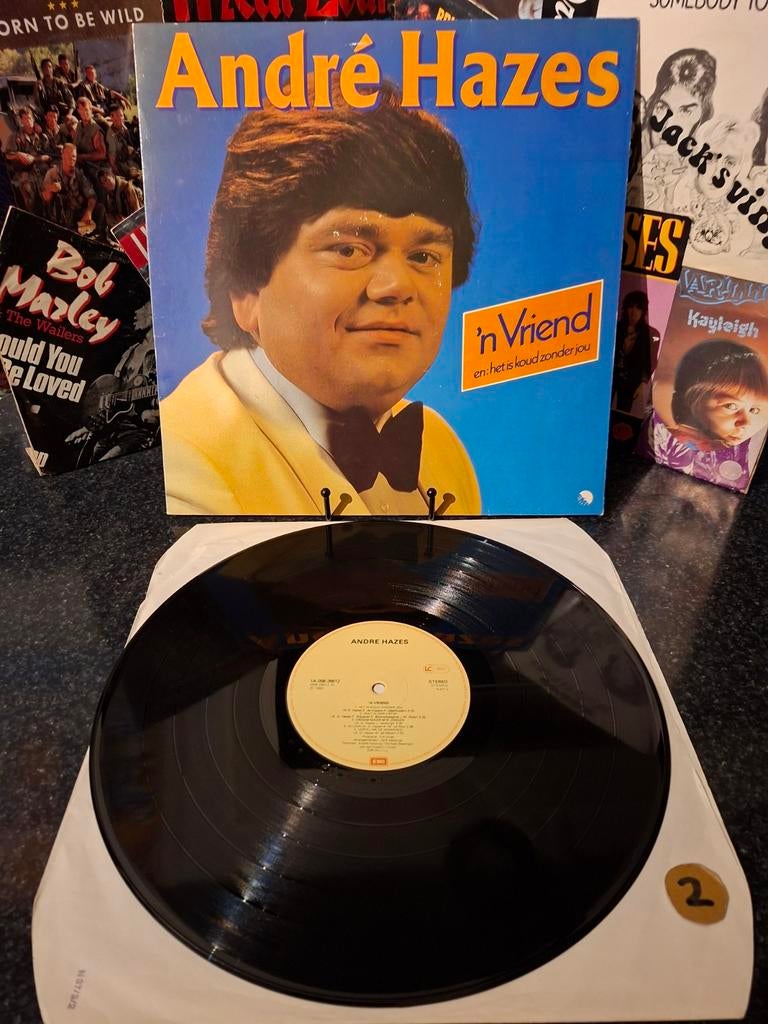 André Hazes - 'n Vriend en het is koud zonder jou LP 1980/2, Cd's en Dvd's, Vinyl | Nederlandstalig, Ophalen of Verzenden, Gebruikt