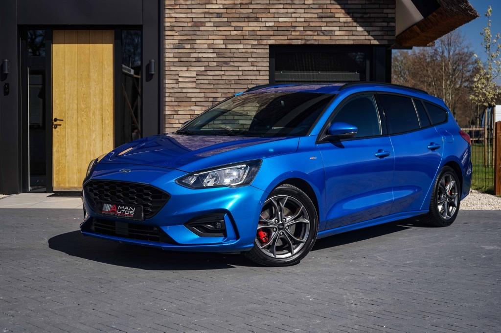 Ford FOCUS Wagon ST-Line 125PK Automaat ACC Dynamic-blauw, Auto's, Gebruikt, Euro 6, Blauw, Origineel Nederlands