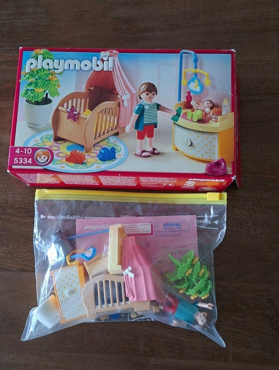 Vintage Playmobil set Kinderkamer no 5334, Complete set, Zo goed als nieuw, Family fun, Ophalen of Verzenden