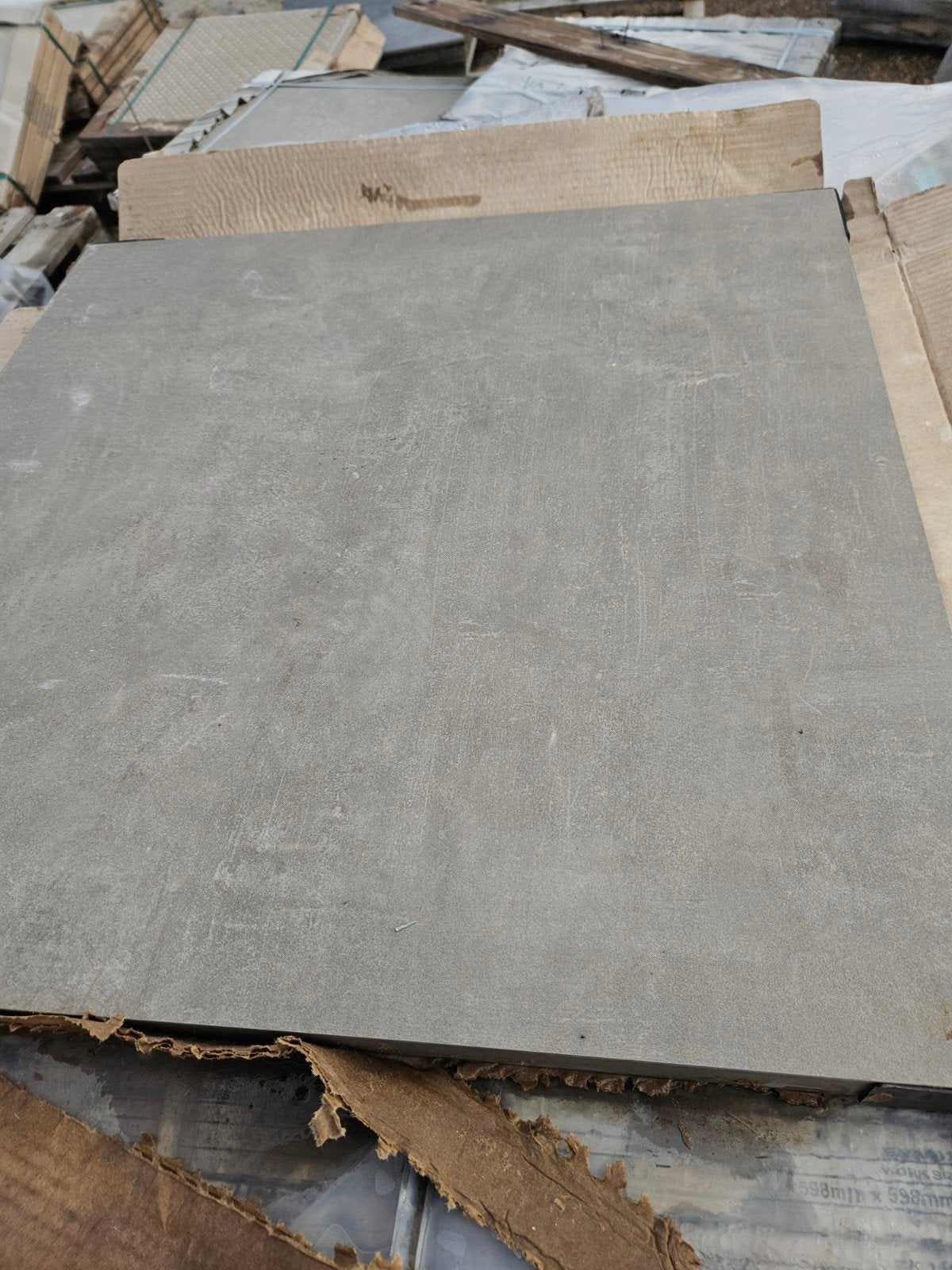 Keramiek 60x60x3 full body taupe, Tuin en Terras, Tegels en Klinkers, Ophalen, Nieuw, Keramiek, Terrastegels