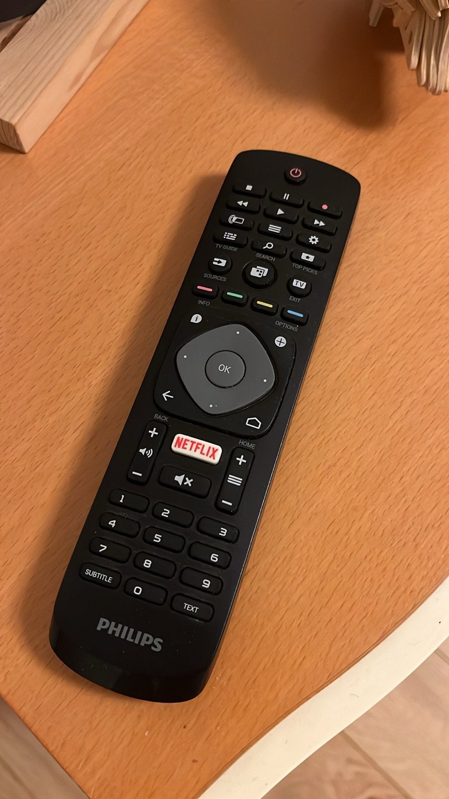 Philips TV Afstandsbediening met Netflix-knop, Ophalen, Zo goed als nieuw, Origineel, Tv