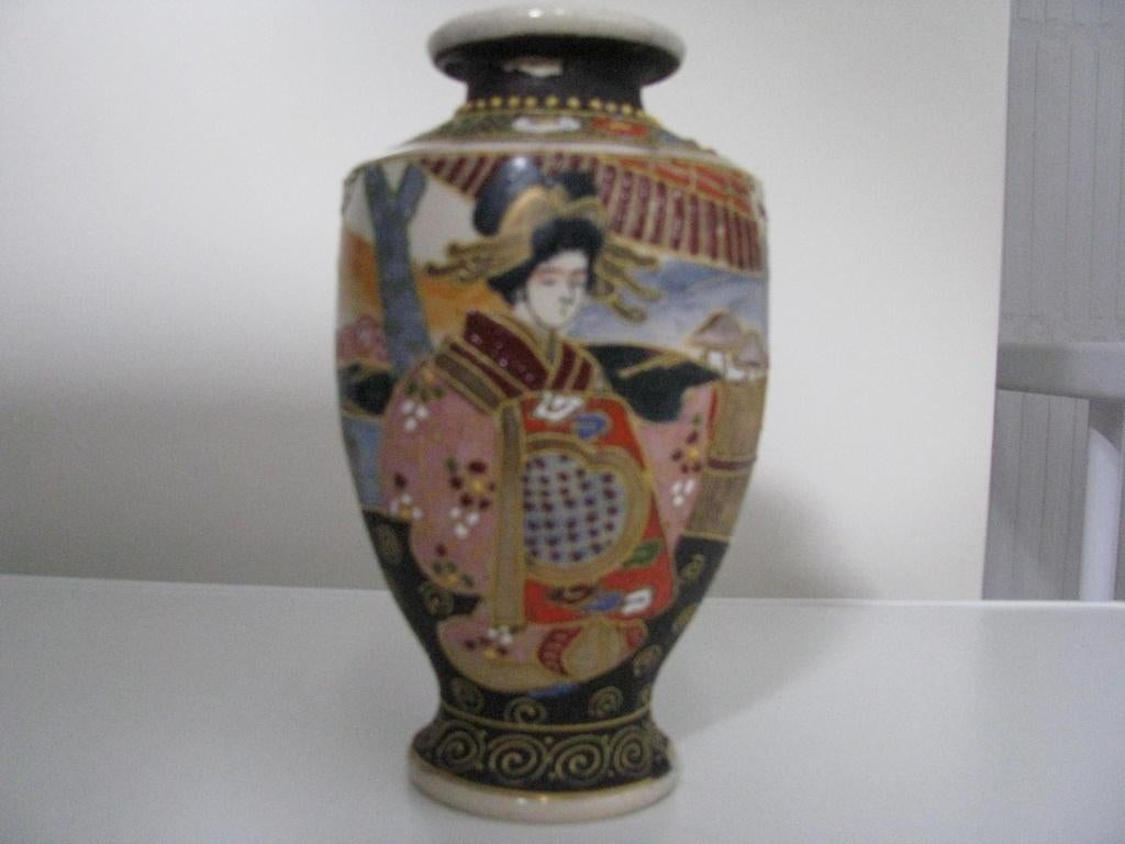 Japanse Satsuma vaas, Ophalen of Verzenden