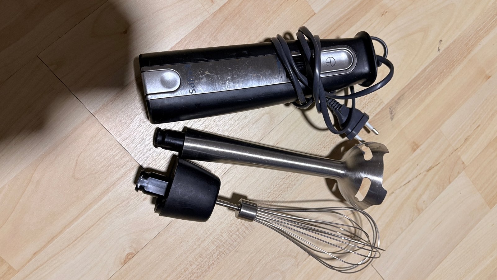 Philips Staafmixer met garde - Gebruikt, Minder dan 1 liter, Ophalen of Verzenden, Gebruikt, 1 snelheid