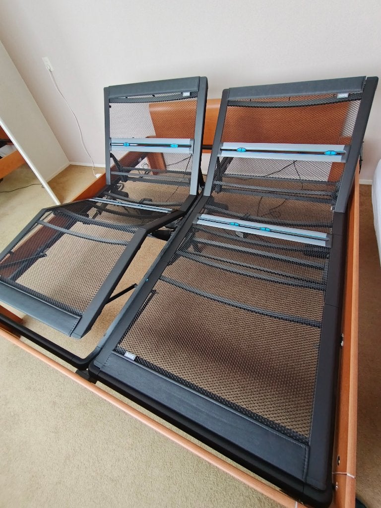 Auping Auronde 1500 bed met AVS spiraal en hoofdbord, Ophalen, Overige kleuren, Tweepersoons, 180 cm