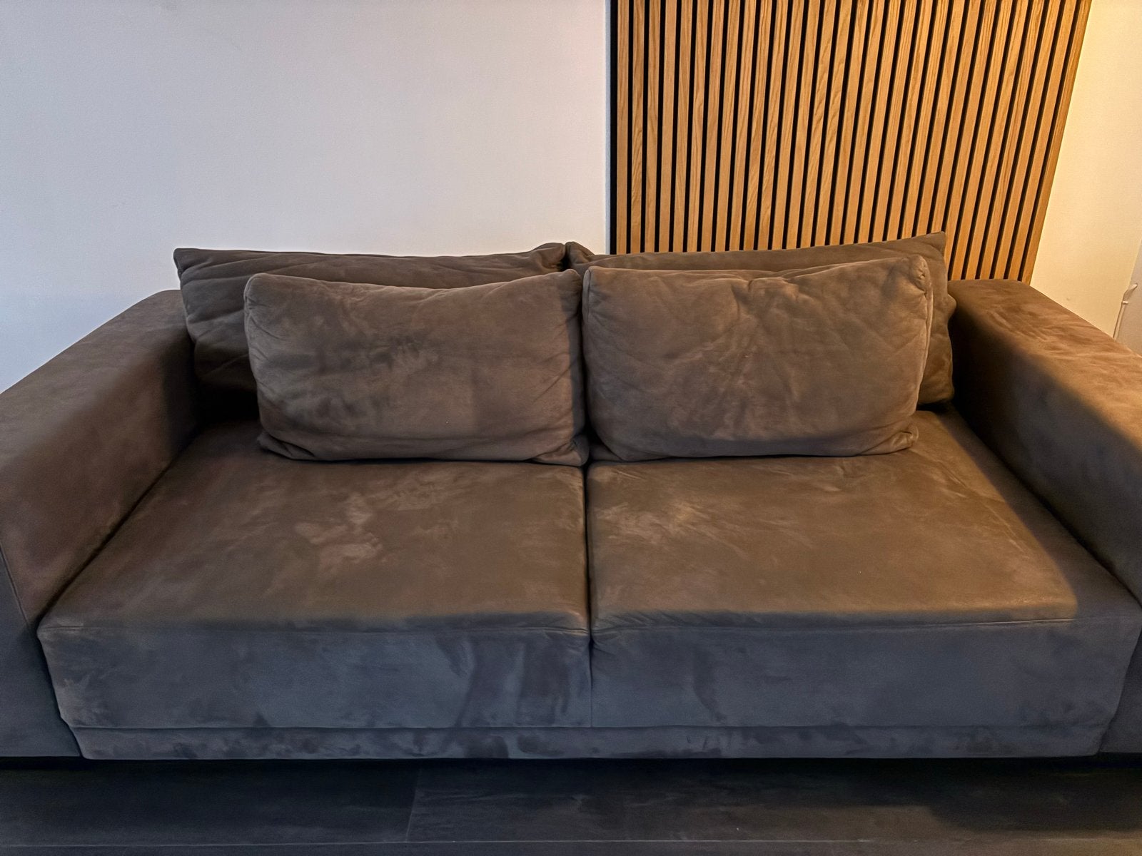 Gratis 3 zitsbank Montel, Driepersoons, 75 tot 100 cm, Ophalen of Verzenden, Zo goed als nieuw