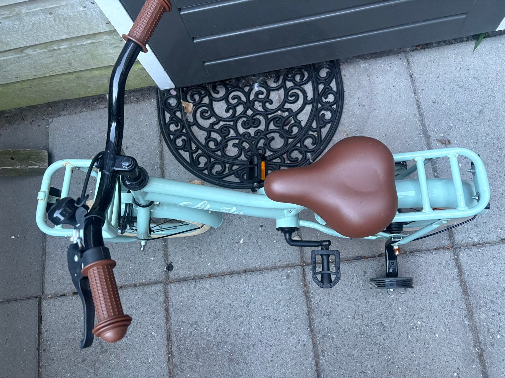 Liberty fiets met zijwielen, Terugtraprem, Zijwieltjes, Ophalen of Verzenden, Minder dan 16 inch