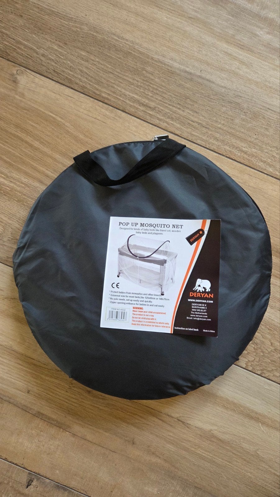Deryan Pop-Up Klamboe Reisbedje - Zo goed als nieuw, Ophalen of Verzenden, Zo goed als nieuw
