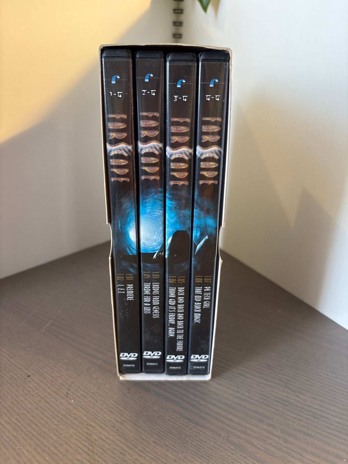 Farscape DVD Boxset - Seizoen 1-4 (Gebruikt), Cd's en Dvd's, Seizoen 1, Nederlands, Science Fiction en Fantasy, Ophalen of Verzenden