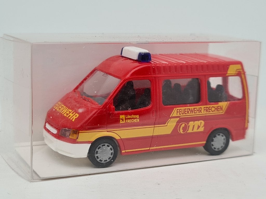 Ford Transit brandweer Frechen - Rietze 1/87, Verzenden, Zo goed als nieuw, Bus of Vrachtwagen, Rietze