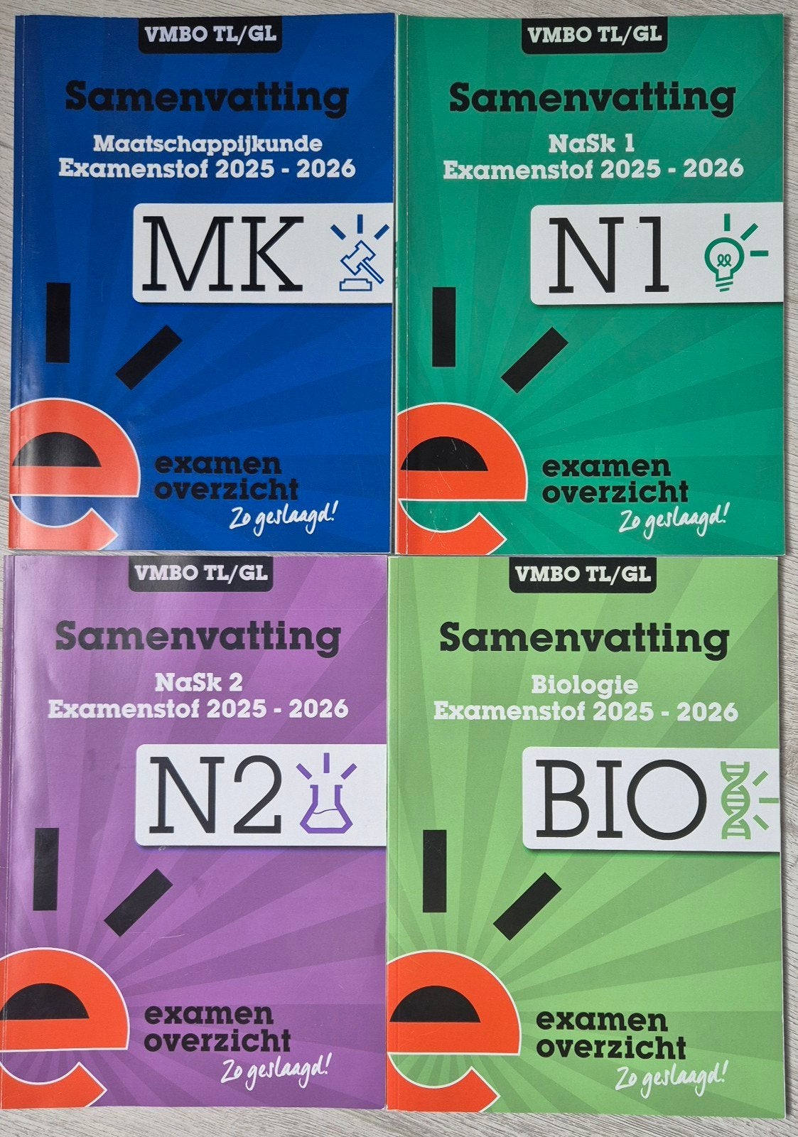 Samenvattingen VMBO TL/GL Examenstof 2025-2026 (4 boeken), Boeken, Ophalen of Verzenden, Zo goed als nieuw, VMBO, Maatschappijleer
