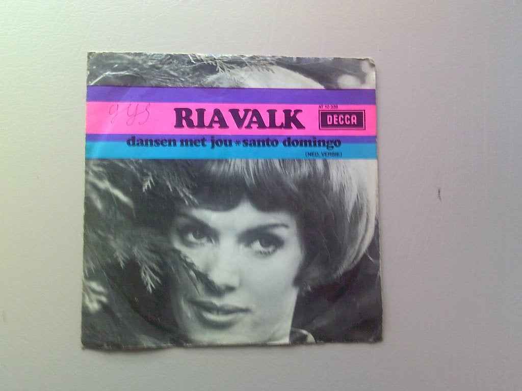 Ria Valk - Dansen Met Jou / Santo Domingo ( 1968 ), Ophalen of Verzenden, Gebruikt