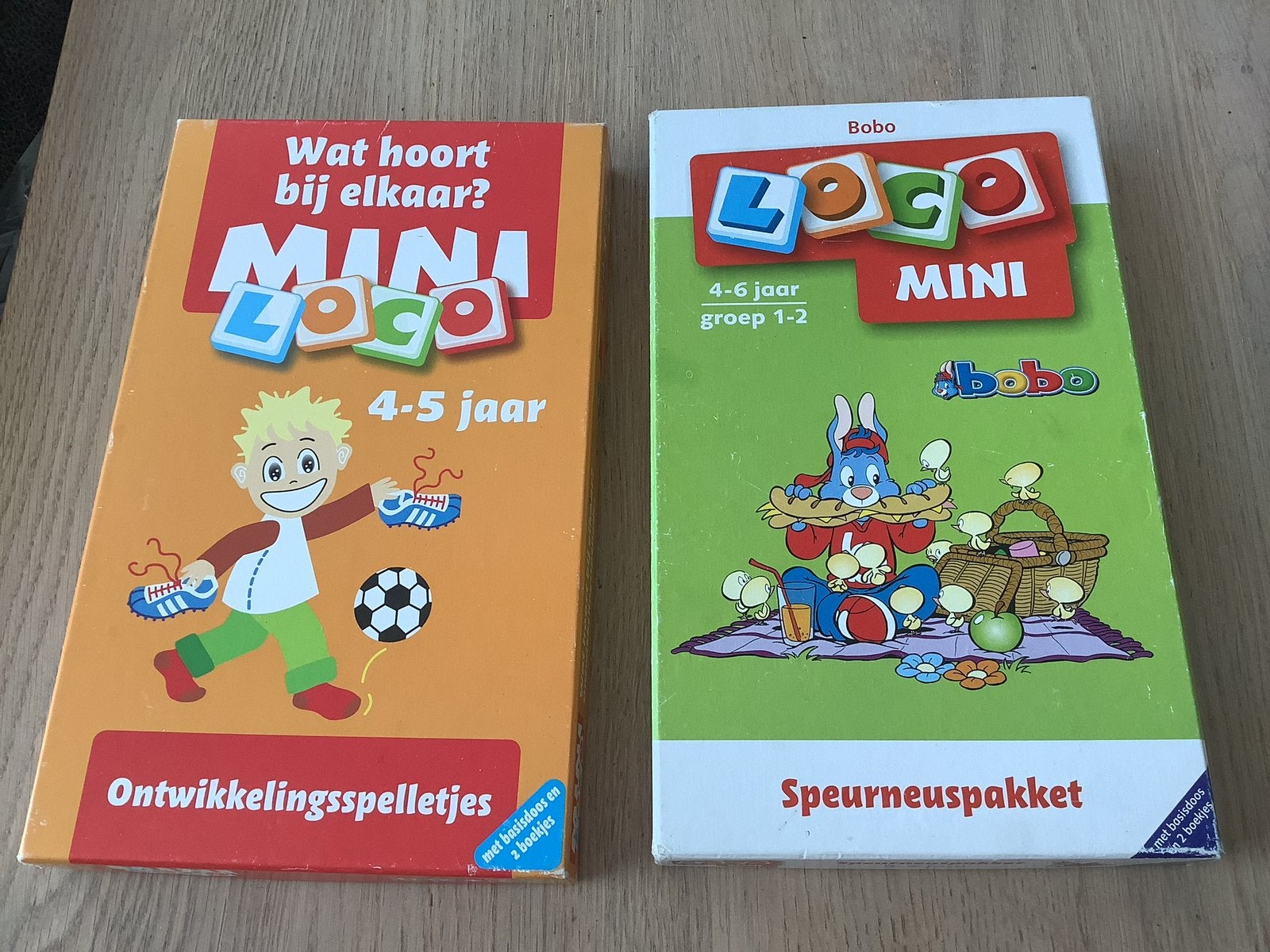 Mini Loco. 2 basissets met 8 noekjes, Ophalen of Verzenden, Zo goed als nieuw, Puzzelen