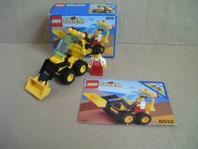 Lego set 6512 Mini shovel met doos/ ovp en boekje, Ophalen of Verzenden, Zo goed als nieuw