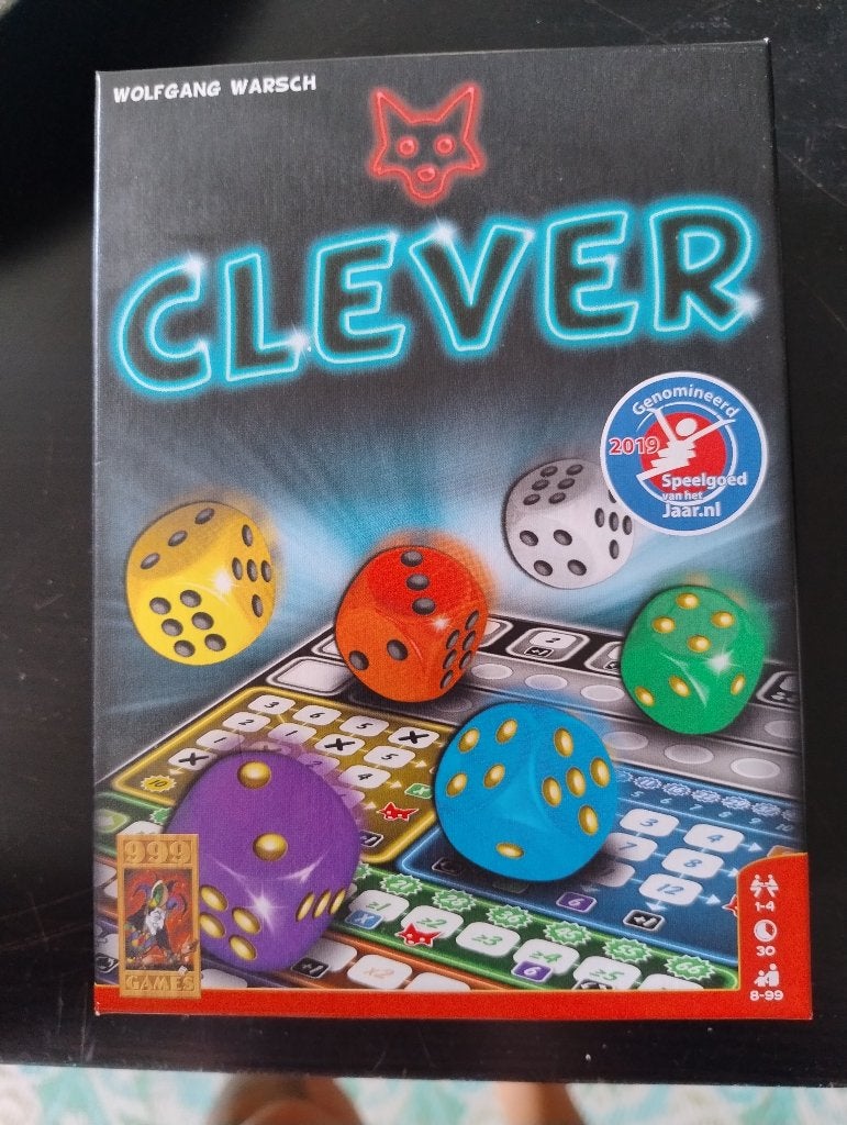 Clever, Drie of vier spelers, Ophalen of Verzenden, Nieuw, 999 Games