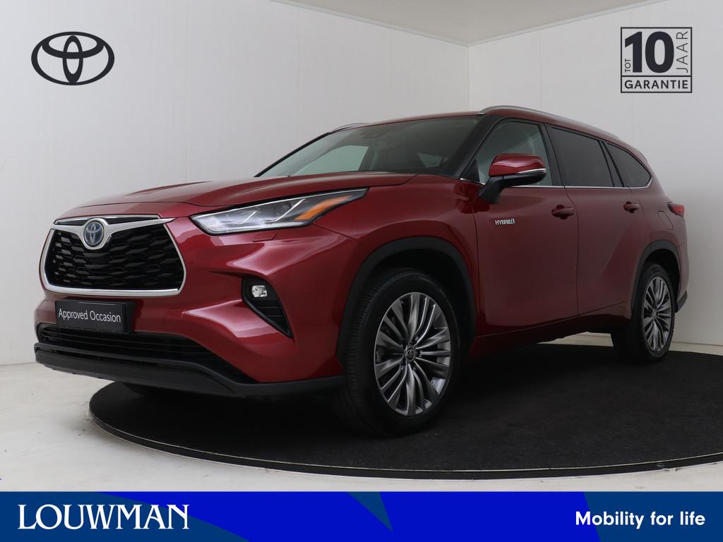 Toyota highlander 2.5 AWD Hybrid Executive | Premium uitgevo, Auto's, Automaat, 12 maanden, Adaptive Cruise Control, Gebruikt