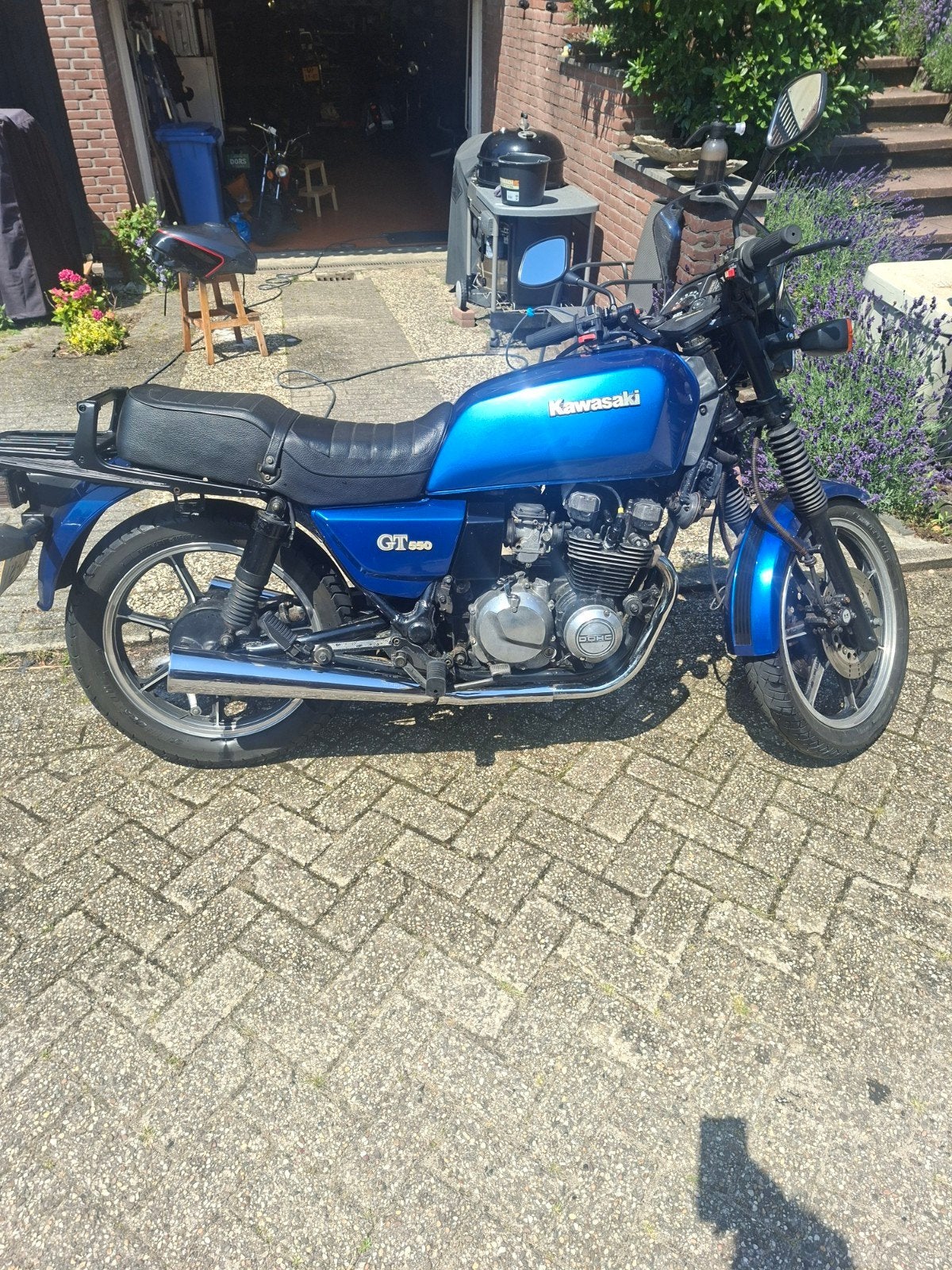 Kawasaki GT550 Toermotor - Klassieke betrouwbaarheid, Motoren, 4 cilinders, Motorrijbewijs A, Particulier