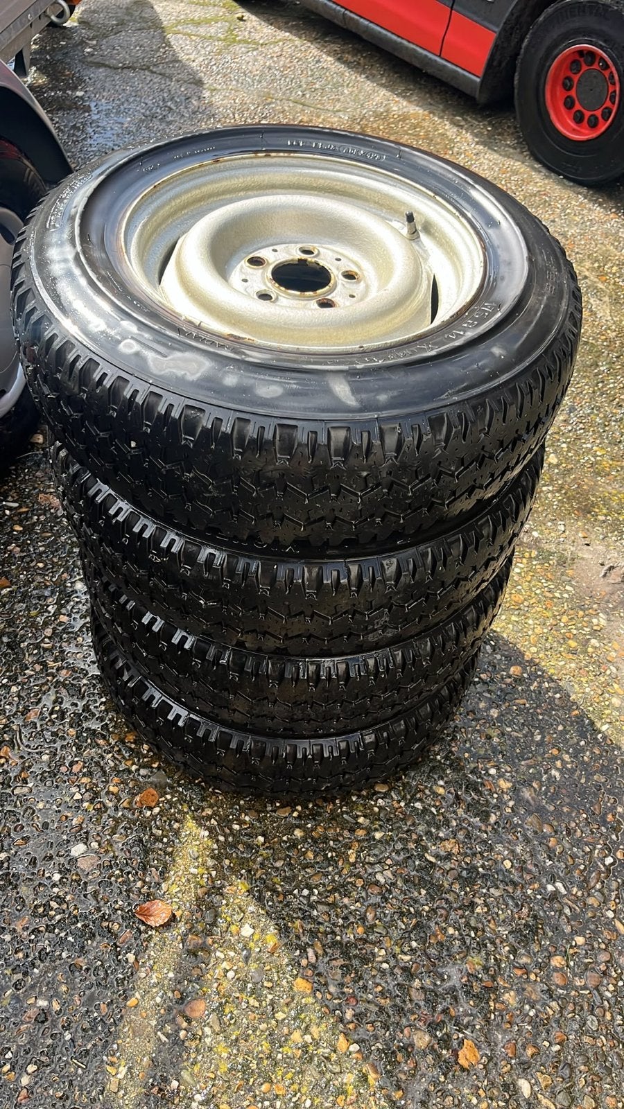 Winterbanden met stalen velgen, Auto diversen, Auto-accessoires, Ophalen, Gebruikt