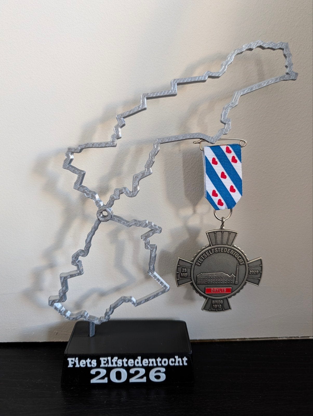 Fiets Elfstedentocht 2026 Trofee / Aandenken – 3D Geprint, Overige materialen, AKR 3d Prints, Nieuw, De Domp 7 Bolsward