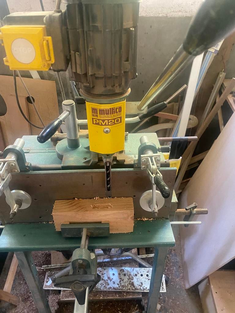 Radiaalzaag plus gatensteekmachine, Doe-het-zelf en Verbouw, Ophalen of Verzenden, Zo goed als nieuw