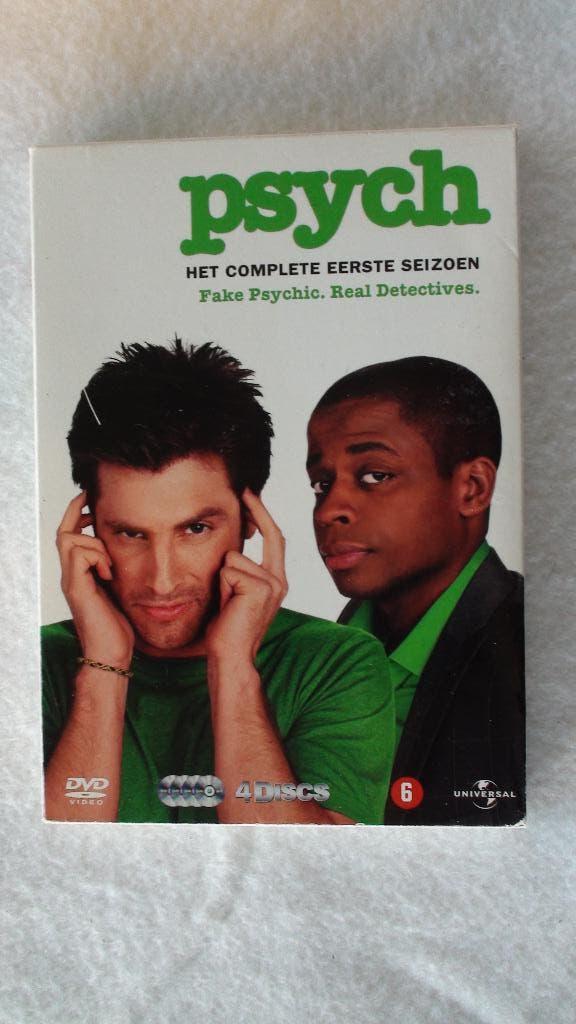 Psych eerste seizoen 4 discs, Alle leeftijden, Boxset, Drama, Ophalen of Verzenden