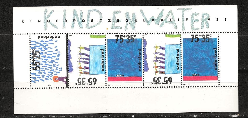 Nederland 1418 blok postfris, Postzegels en Munten, Postzegels | Nederland, Ophalen of Verzenden, Na 1940, Postfris