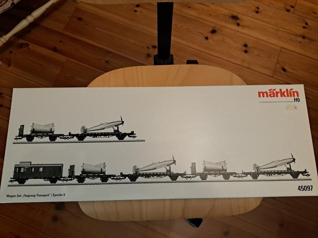 Märklin H0 Wagen-Set "Flugzeug-Transport" Epoche II, Ophalen of Verzenden