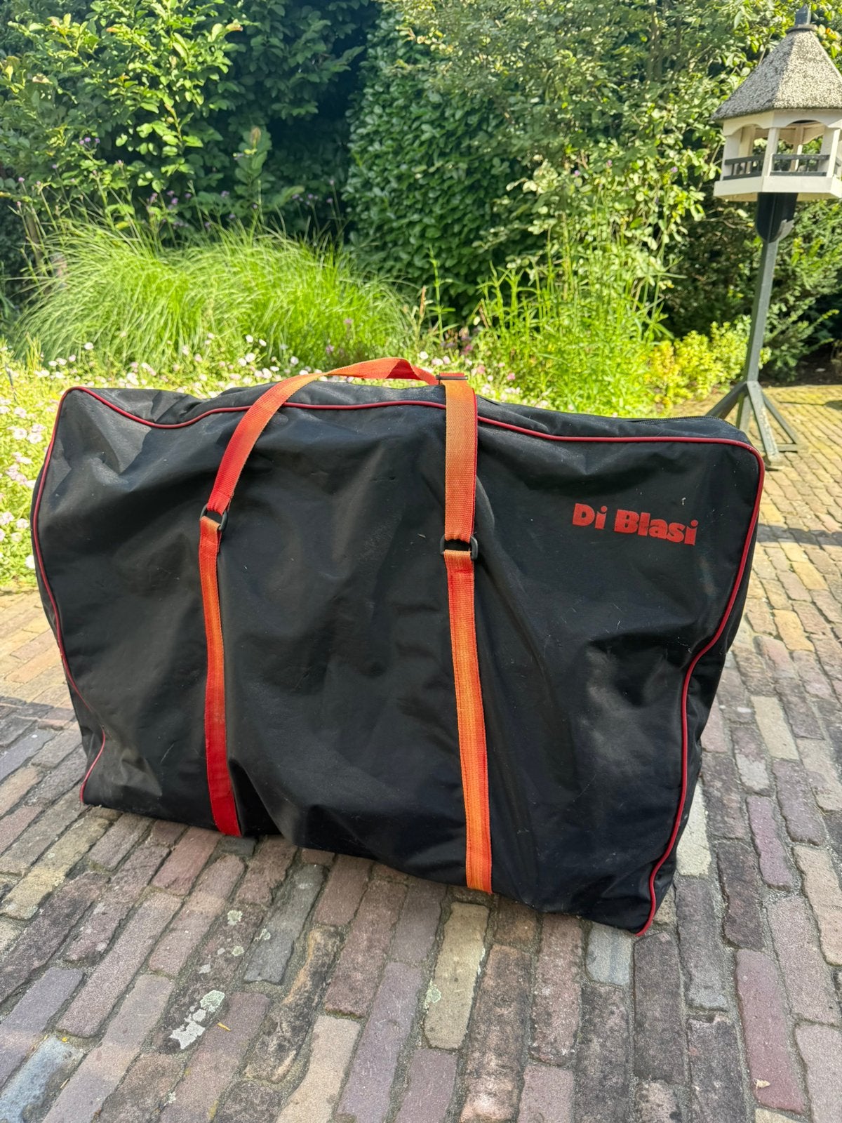 Di Blasi vouwfiets rvs met opbergtas, Fietsen en Brommers, 16 tot 18 inch, Zo goed als nieuw, Totaal opvouwbaar, Ophalen