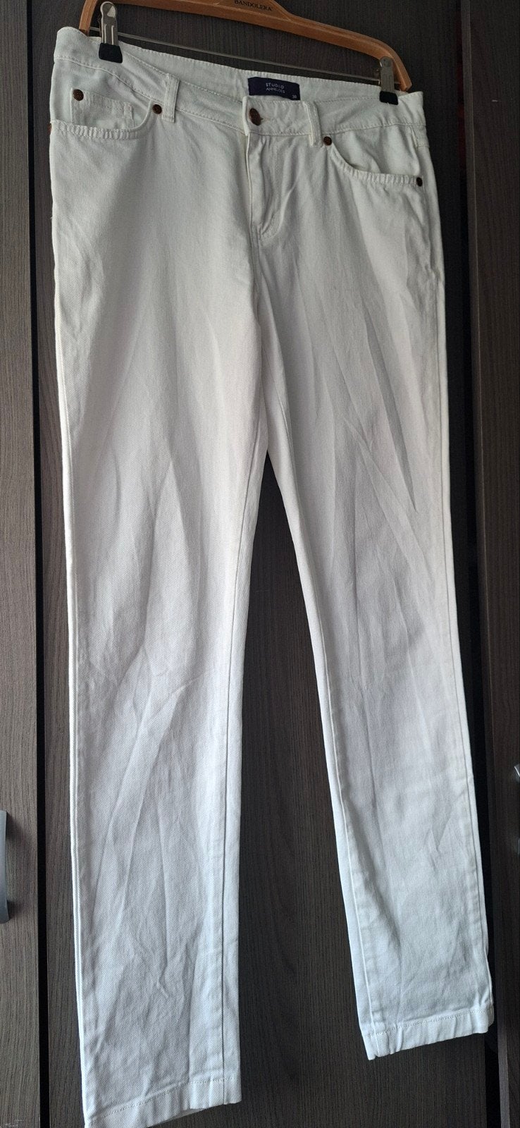 Witte broek Studio Anneloes maat 38, Maat 38/40 (M), Studio Anneloes, Wit, Ophalen of Verzenden