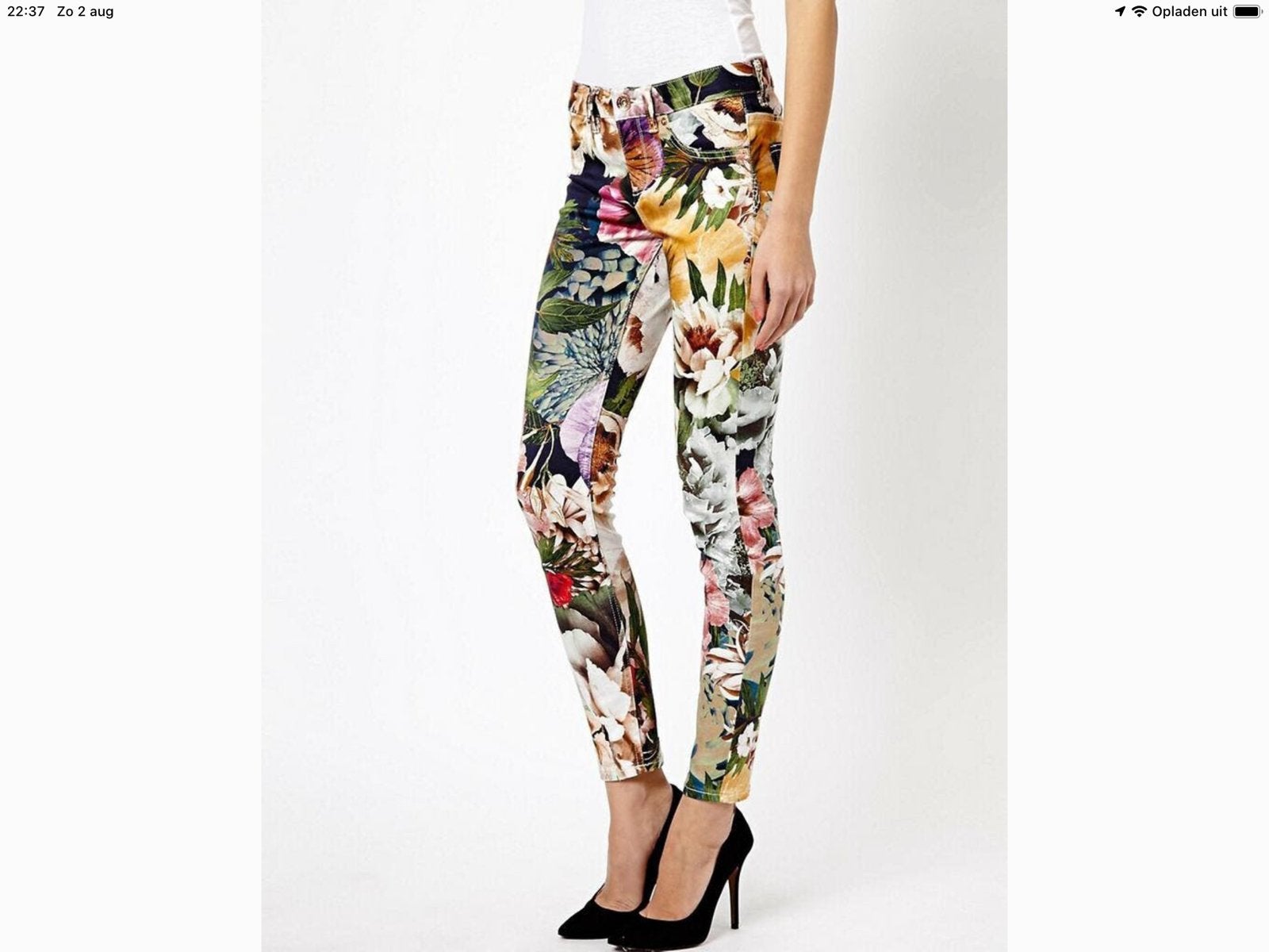 Ted Baker kleurrijke bloemenprint stretch jeans maat 30, Overige kleuren, Verzenden, Zo goed als nieuw, W30 - W32 (confectie 38/40)
