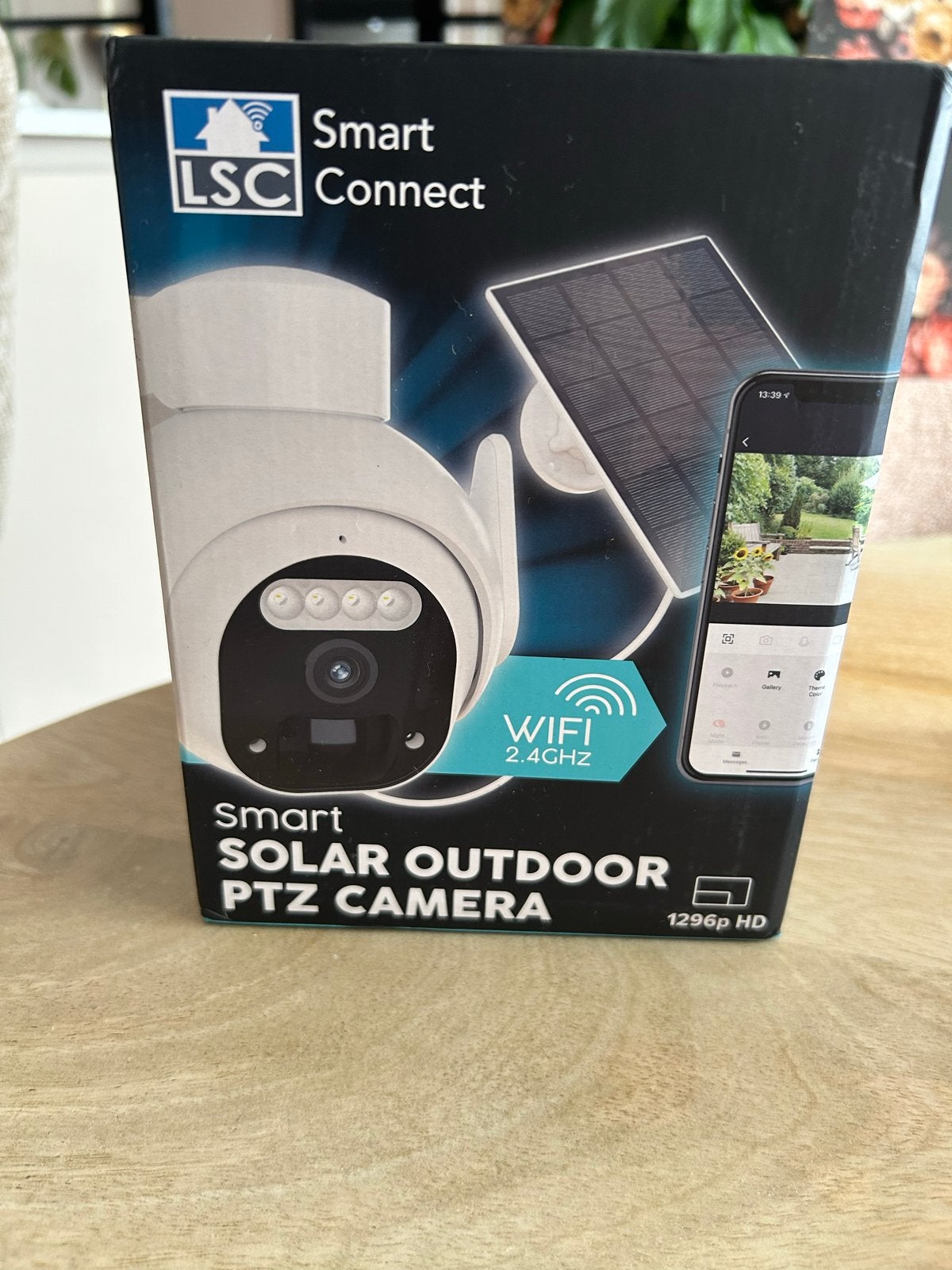 LSC Smart Connect Solar Outdoor PTZ Camera 1296p HD, Audio, Tv en Foto, Videobewaking, Ophalen of Verzenden, Nieuw, Buitencamera