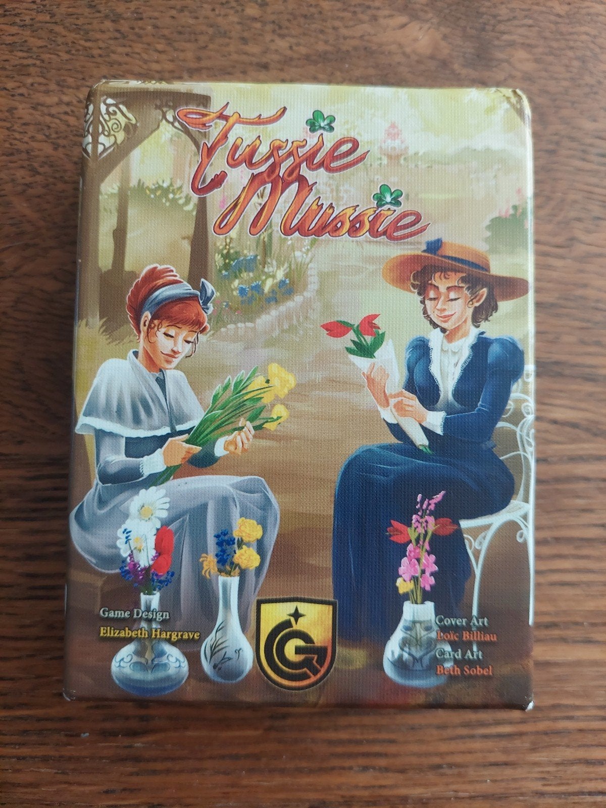 Tussie Mussie kaartspel - Elizabeth Hargrave, Een of twee spelers, Ophalen of Verzenden, Gebruikt, Button Shy Games