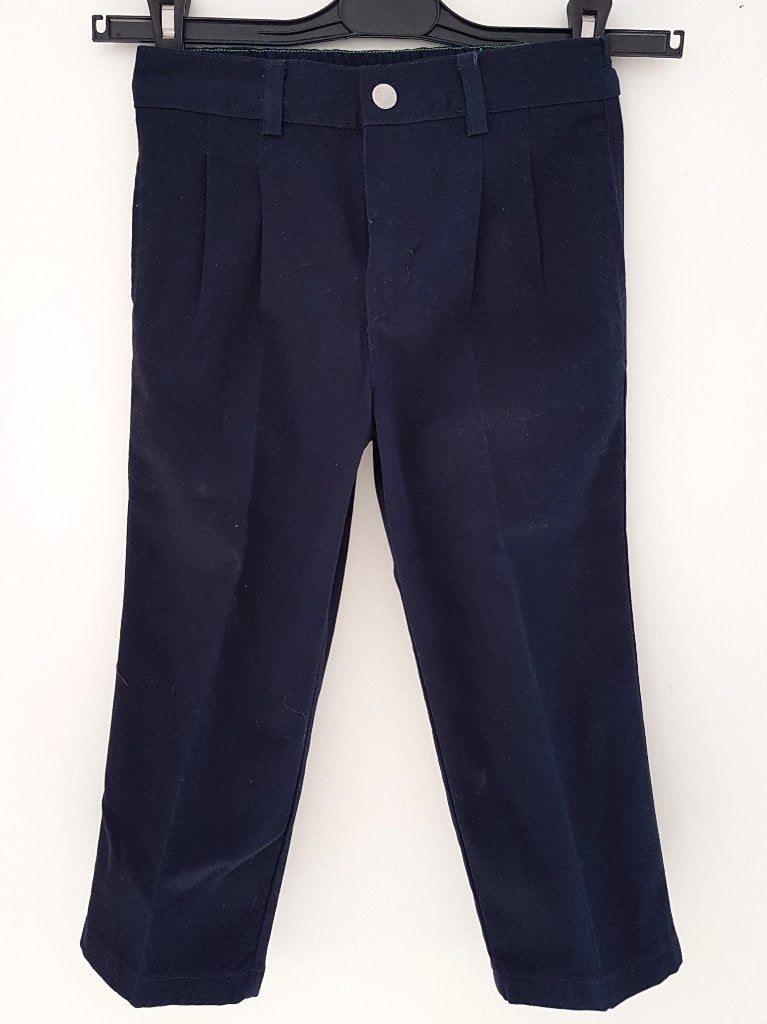 Donkerblauwe broek maat 98 NIEUW (0293), Broek, Nieuw, Ophalen of Verzenden, Jongen