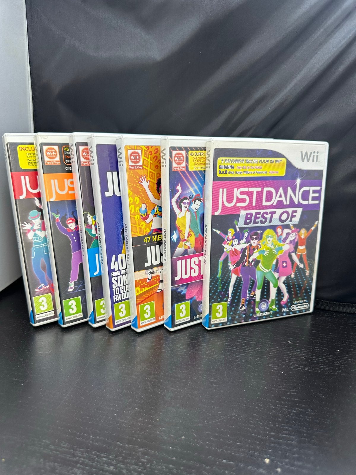 Just Dance Wii Collectie: 7 Originele Games (PAL), D, Muziek, Verzenden, Eén computer