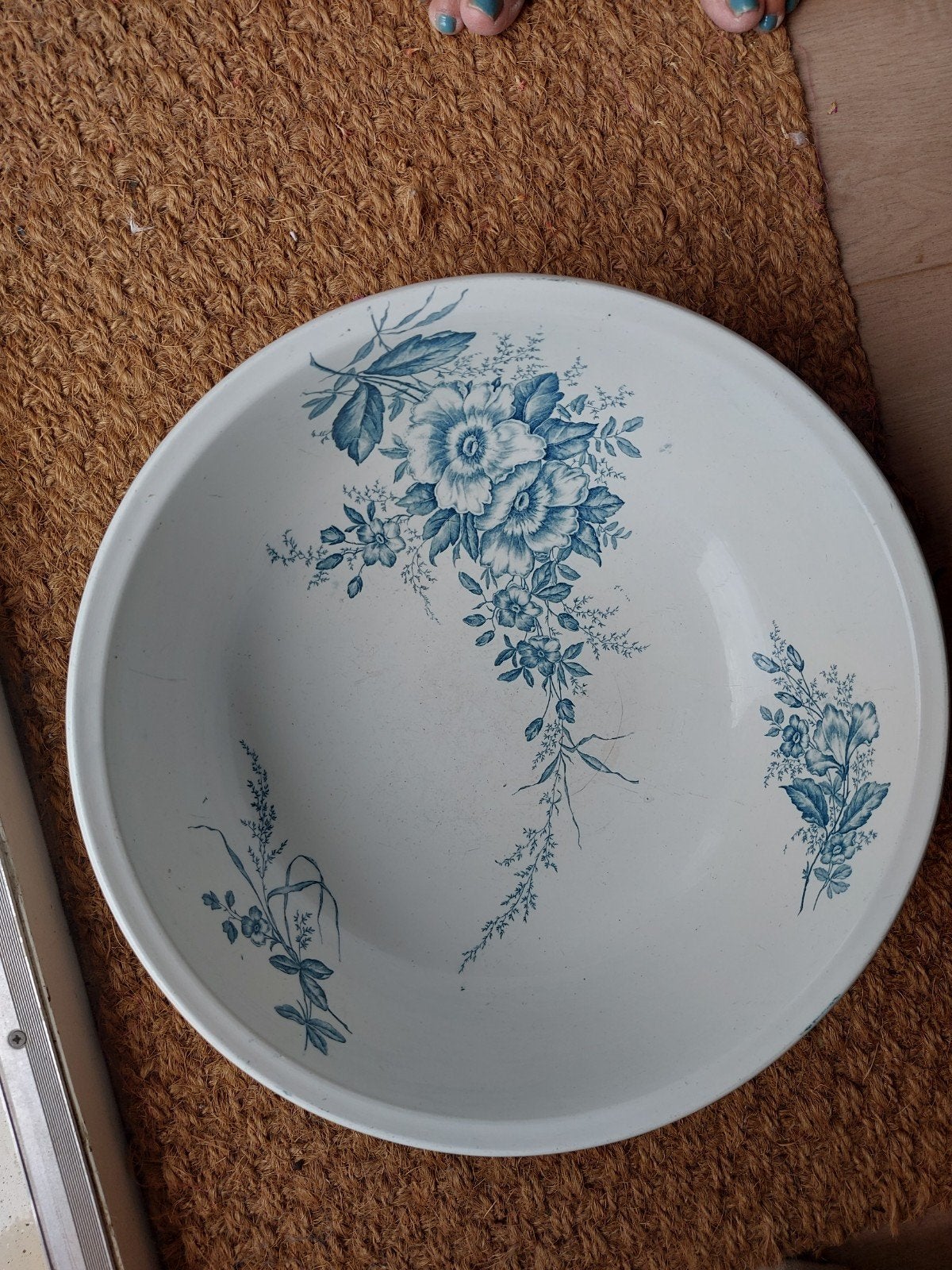 Brocante grote schaal Maestricht aardewerk Sophie, Antiek en Kunst, Ophalen