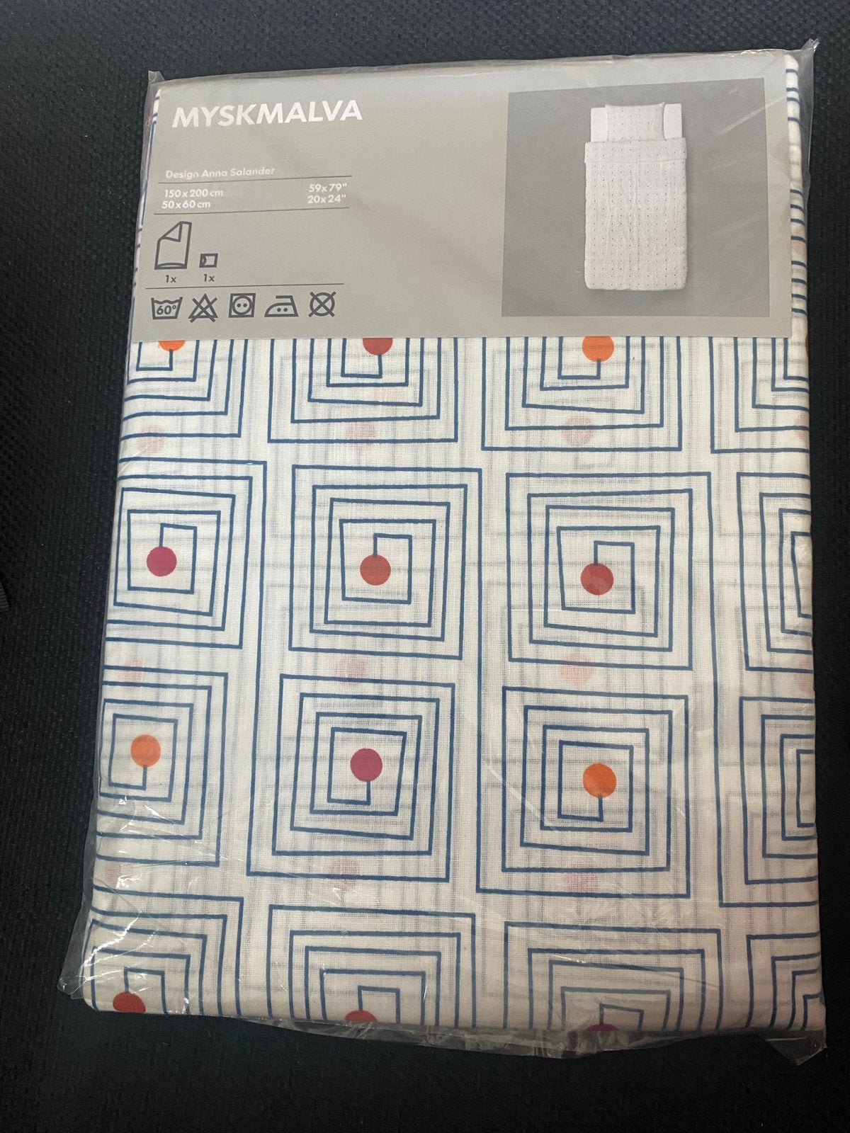 10x IKEA MYSKMALVA Dekbedovertrek 150x200 cm, nieuw in doos, Ophalen, Eenpersoons, Meerkleurig, Dekbedovertrek