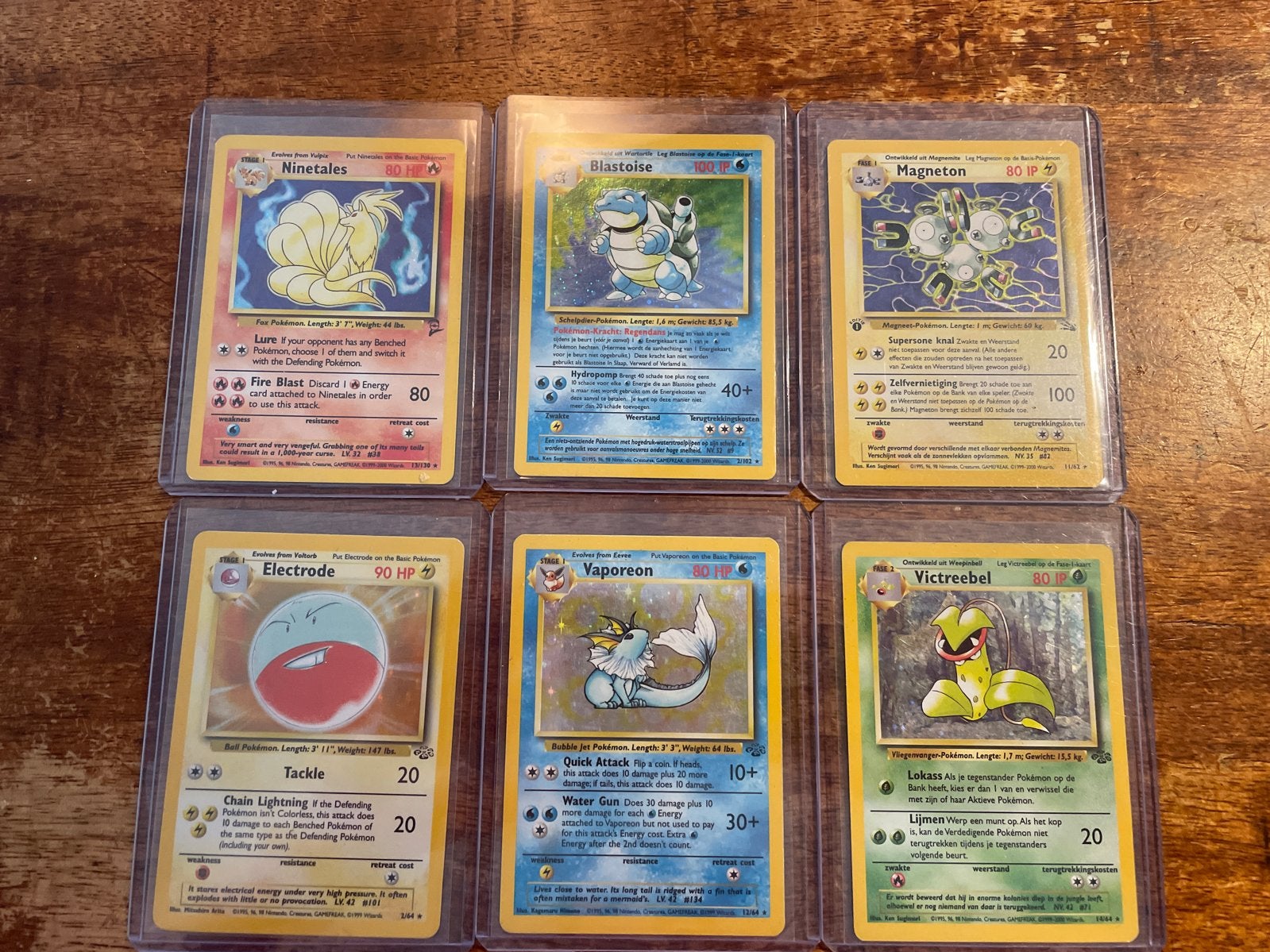 Zeldzame Pokémon kaarten - Blastoise, Mewtwo, Dragonite, Ophalen, Zo goed als nieuw, Meerdere kaarten