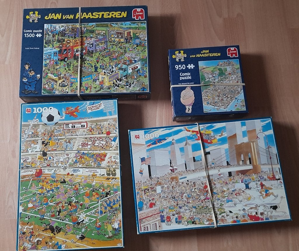 Jan van Haasteren, Hobby en Vrije tijd, Denksport en Puzzels, Ophalen of Verzenden, 500 t/m 1500 stukjes, Gebruikt