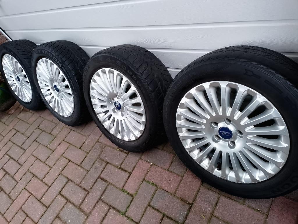4 x orginele Ford (16 inch, steek 5 x 108) velgen en Tyfoon., Ophalen, Gebruikt, Ford