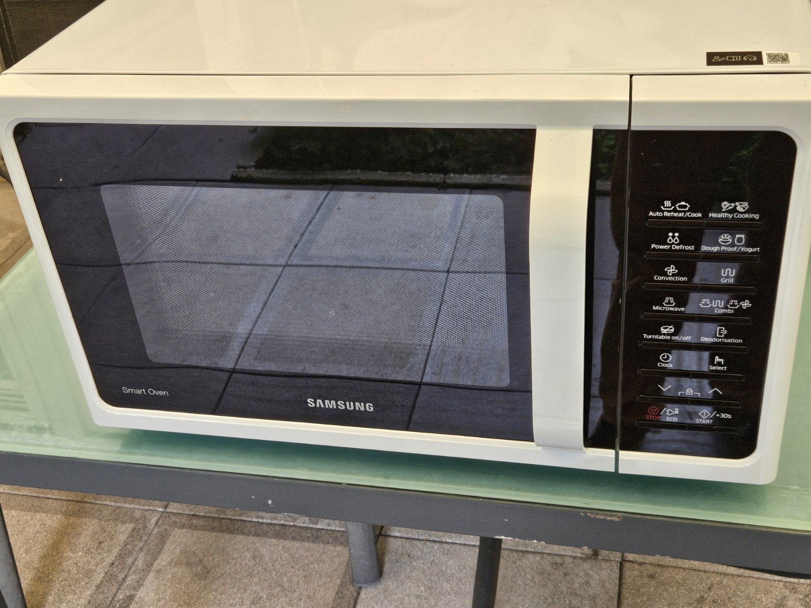 Samsung MC28H5015AW combimagnetron, Witgoed en Apparatuur, Ophalen, Zo goed als nieuw, Grill, Draaiplateau