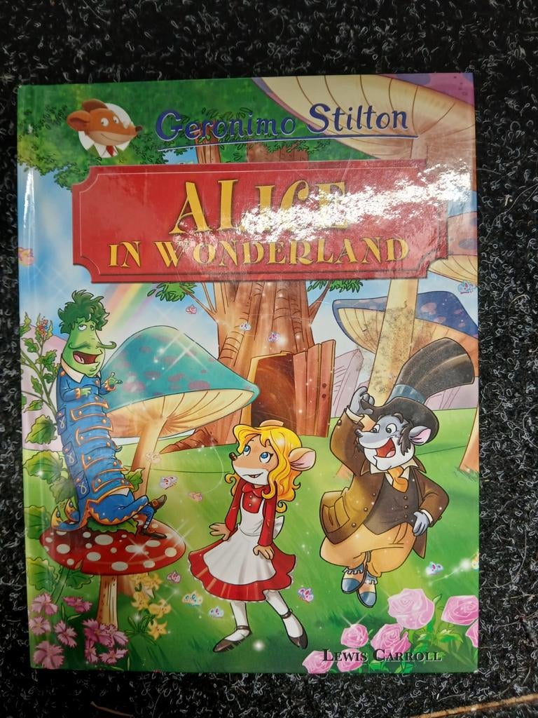 Lewis Carroll - Alice in Wonderland, Lewis Carroll; Geronimo Stilton, Fictie algemeen, Ophalen of Verzenden, Zo goed als nieuw