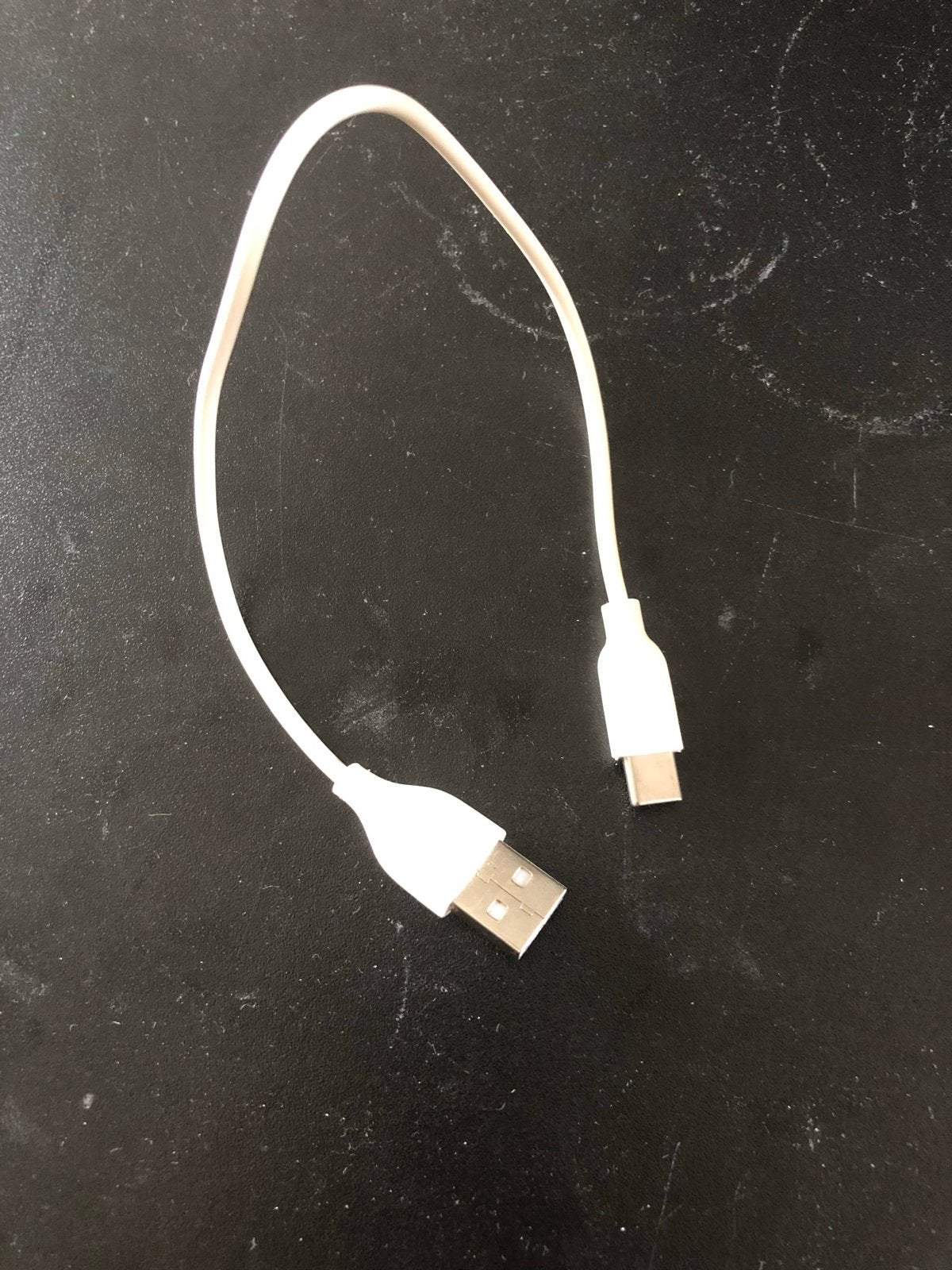 Witte USB-A naar USB-C kabel, Ophalen of Verzenden, Zo goed als nieuw